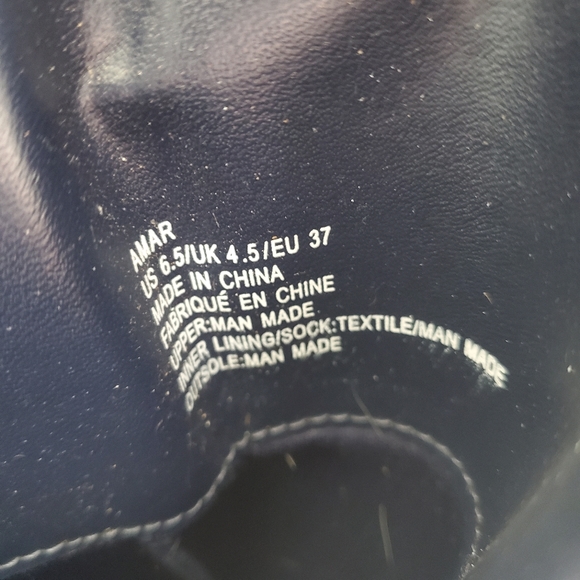 Over the knee Navy Blue boots - Picture 3 of 3